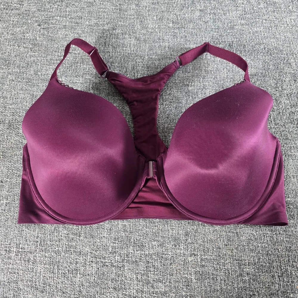 Victoria's Secret Body By Victoria Full Coverage Front Close 38DDD Lined Purple